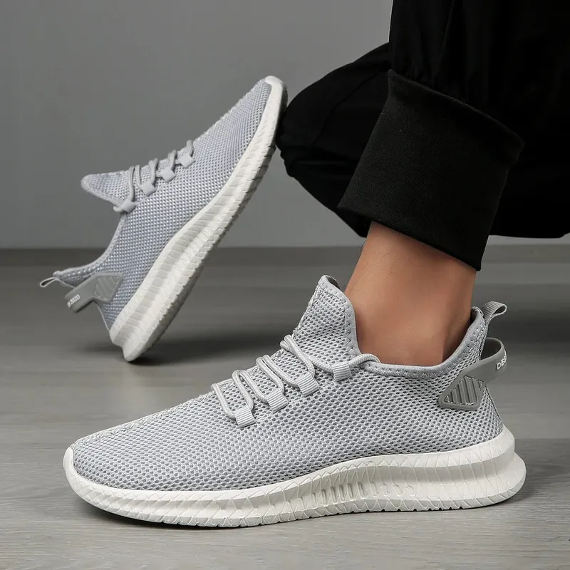 Men's Shoes Comfortable Running Shoes Male Breathable Non Slip Sneakers Men Non Slip Comfort Sports Shoes for Man — image 12