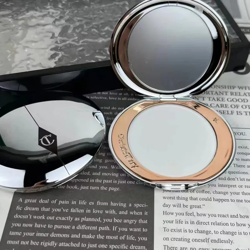Charlotte Tilbury Airbrush Flawless Finish Makijaż Puder wykończeniowy Poduszka Talk Beauty Soulmates Paleta do twarzy CT Beauty Cosmetics