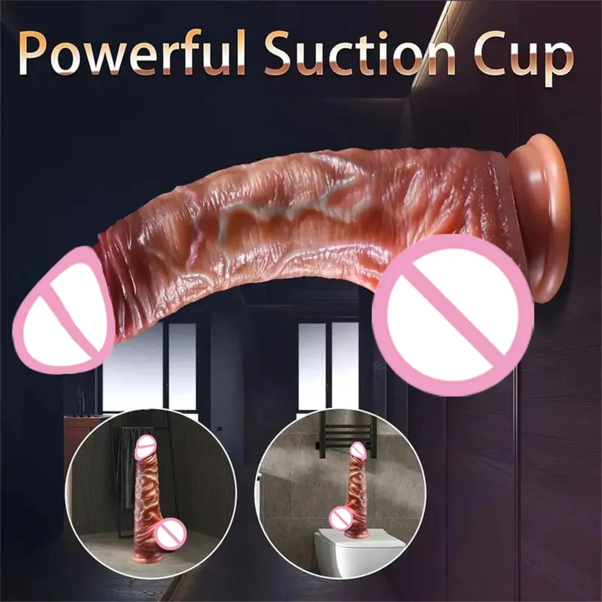 Wearable Realistic Strapon Dildo Skin Testicles Sliding Anal Vagina Sexy Adult Masturbation Big Penis For Women Dildos Sex Toys — image 4