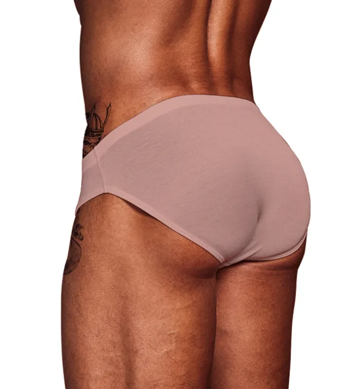 Men's Modal Ultra Thin Bare Feel Briefs, Low Rise High Elastic Breathable 3D Convex Pouch Underwear — image 15