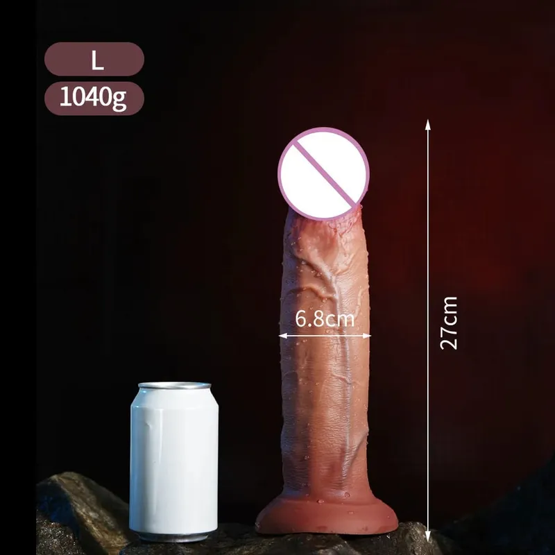 Super Realistic Long Dildo Soft Silicone Anal Dildos Strapon Dick Butt Plug Masturbator Penis Adult Sex Toys for Men Women — image 12