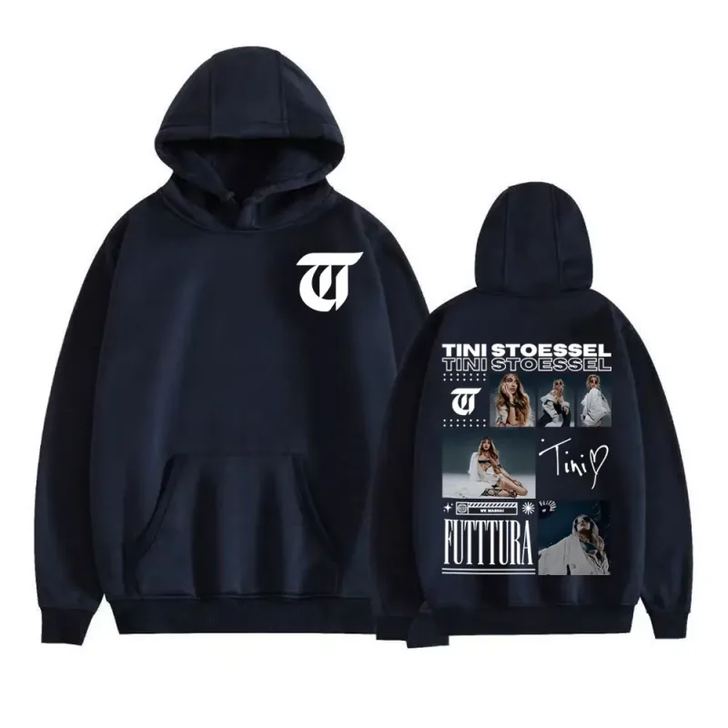 Tini Stoessel Futtura Album Tour 2025 Hoodies Men Women Clothing Fashion Aesthetic Sweatshirts High Quality Fleece Casual Hooded — image 3