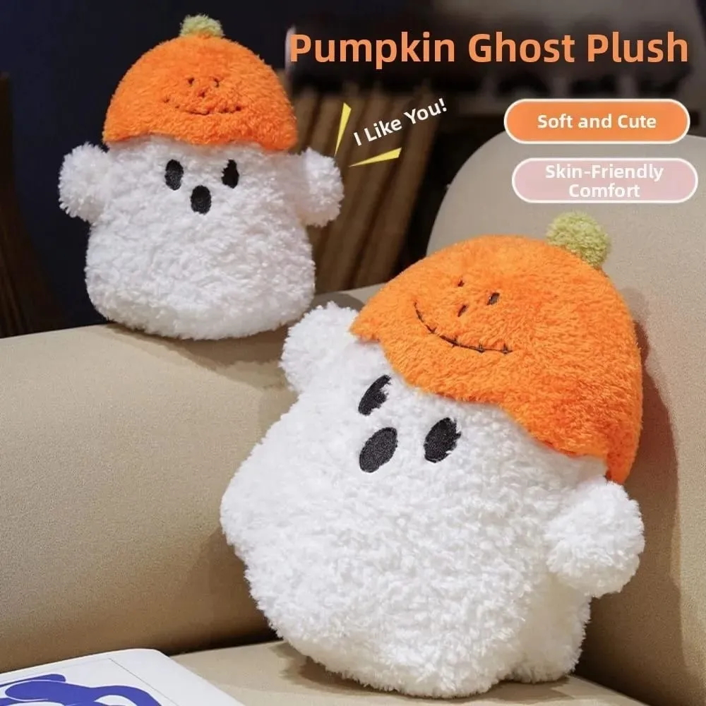 Cozy Ghost Decorative Cushion Hug Pillow Toy Plush Fabric PP Cotton Filling Ghost Decor Ornaments Halloween Pillow Home Decor — image 9
