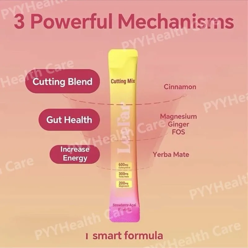 משקה חיתוך מיקס Yerba Mate וטעם תות מגנזיום - 30 מנות — image 3