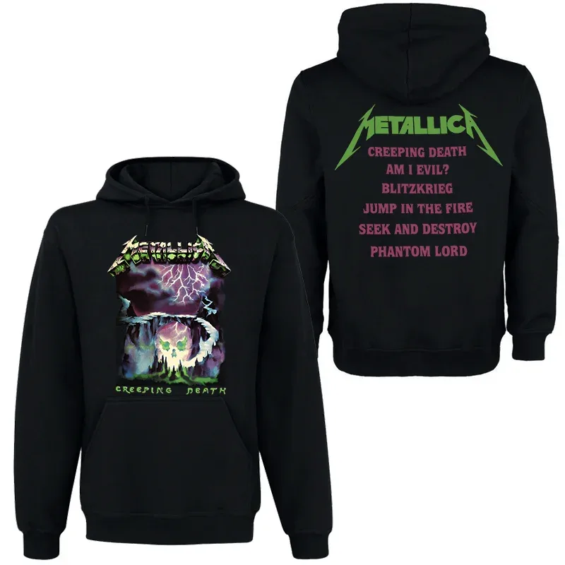 Band Rock Dark Wind Hoodie Men's Street Hip Hop Top Comfortable Hooded Sweater Fall_Winter Personality Men's Clothing — image 8