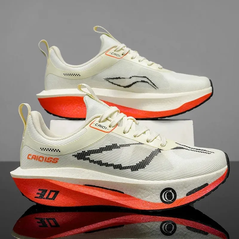 Running Shoes Unisex Speciality Marathon Sports Men Breathable Lightweight Carbon Board Women's Comfor Athletic Nonskid Sneakers