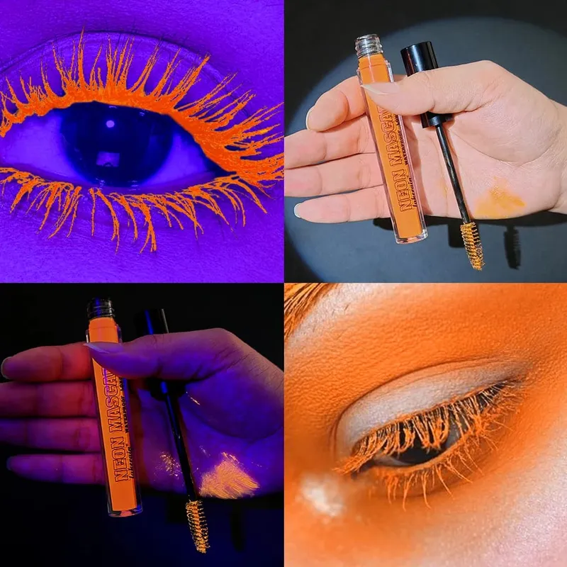 3Pcs Eye Makeup Set Purple Mascara Black Volume Mascara Eyeliner Pencil Waterproof Long Lasting Party Festival Eye Cosmetic Kit