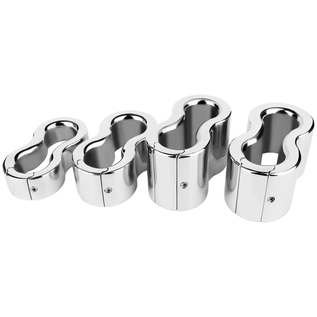 Stainless Steel Weighted Scrotal Ball Ring Metal Penis Lock Ring Scrotum Stretcher Male BDSM Bondage Sex Toy — image 1