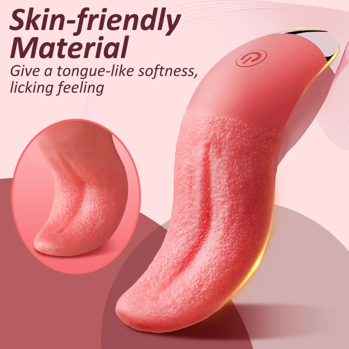 Clitoral Nipple G Spot Licking Vibrator Vaginal Anal Stimulator 10 Vibration Modes Massager Adult Masturbator Sex Toys for Women — image 3