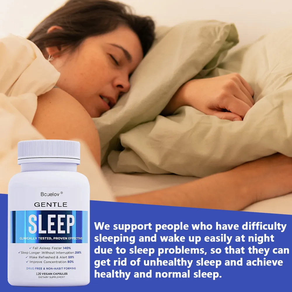 Sleep Supplement - with Magnesium Combats Nighttime Sleep Restores Sleep Quality Prolongs Sleep Time and Relieves Stress — image 3