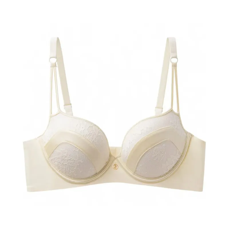 French Embroidered Sexy Lace Push Up Lingerie Small Breast Gathering Show Large Anti-sagging Breathable Bra — image 10