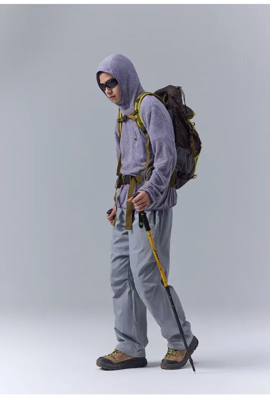 Unisex THERMOLITE® All Season Thermal Hoodie 190g Ultralight Breathable Fleece Mid Layer with Thumbholes & Zip Pocket — image 14