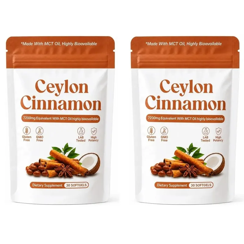 Ceylon Cinnamon Extract Softgels with MCT Oil Antioxidant Support and Metabolism Support Highly Bioavailable 30 Softgels — image 8