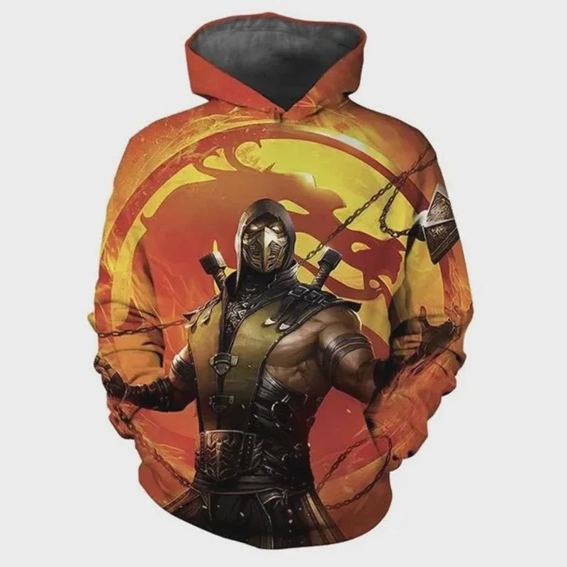 Mortal Kombat Game 3D Print Hoodie Men Women Streetwear Fashion Hoodies Oversized Pullovers Hooded Sweatshirts Tops Man Clothing — image 2