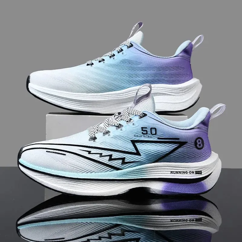 Men Sports Running Shoes Casual Marathon Breathable Lightweight Women's Comfortable Athletic Nonskid Walking Sneakers Outdoors — image 6