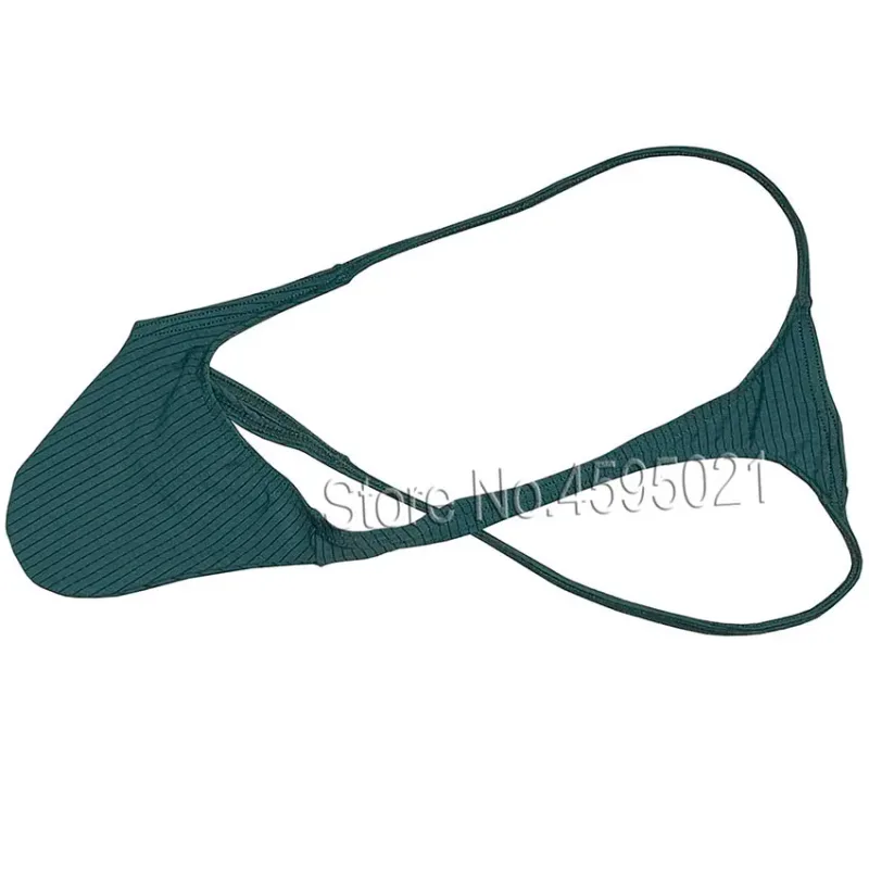 Men's Underwear Thong Contour Pouch Tangas Rise Cheeky Underpants Low Rise Beach Briefs Bikini Single Layer Quick Dry Silky — image 4