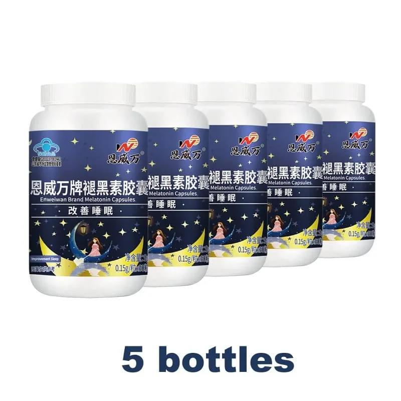 Κάψουλες μελατονίνης Deep Sleep & Brain Cognition Extra Strength Λιποσωματική Μελατονίνη με βιταμίνη Β6 διπλής επίδρασης ποιοτικός ύπνος — image 10