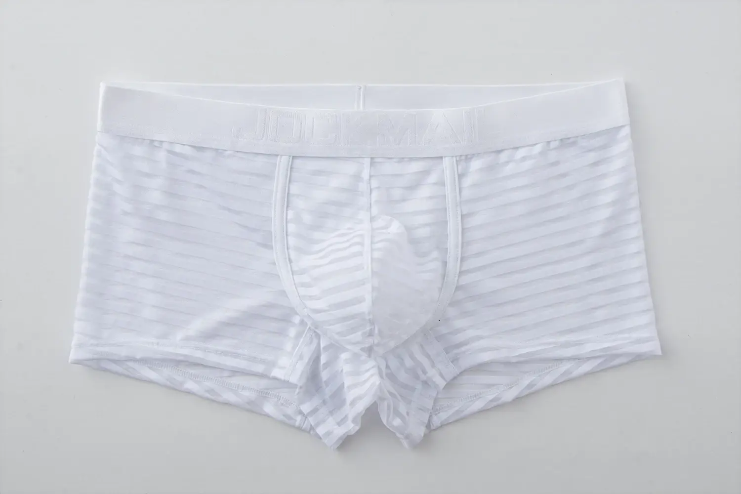 Sexy Men Underwear Boxer Shorts Transparent Mesh Underpants Trunks Men Panties Low Waist Nylon Breathable Quick Drying — image 17