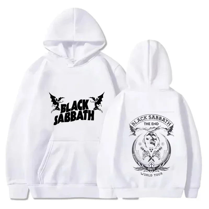 Fall Hoodie - Weekend Men's Retro Rock Women's Casual Printed Heavy Metal Band Album Concert Black Sabbath Music Style Sweater — image 11