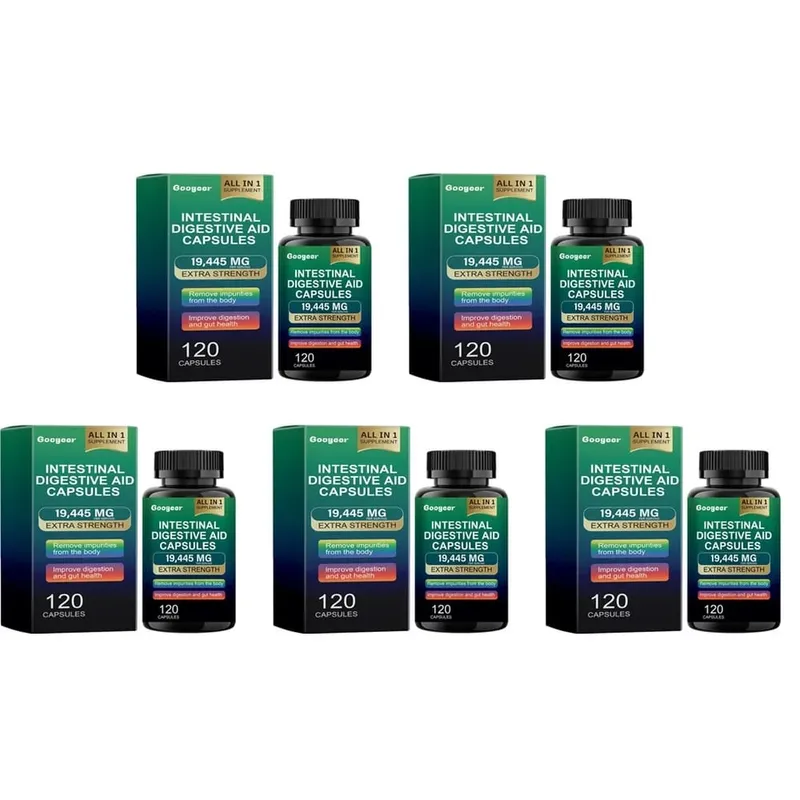 Googeer Intestinal Digestive Aid Capsules Fish Oil Extract Supports Digestion and Gut Health Supports Immunity 120 Capsules — image 11