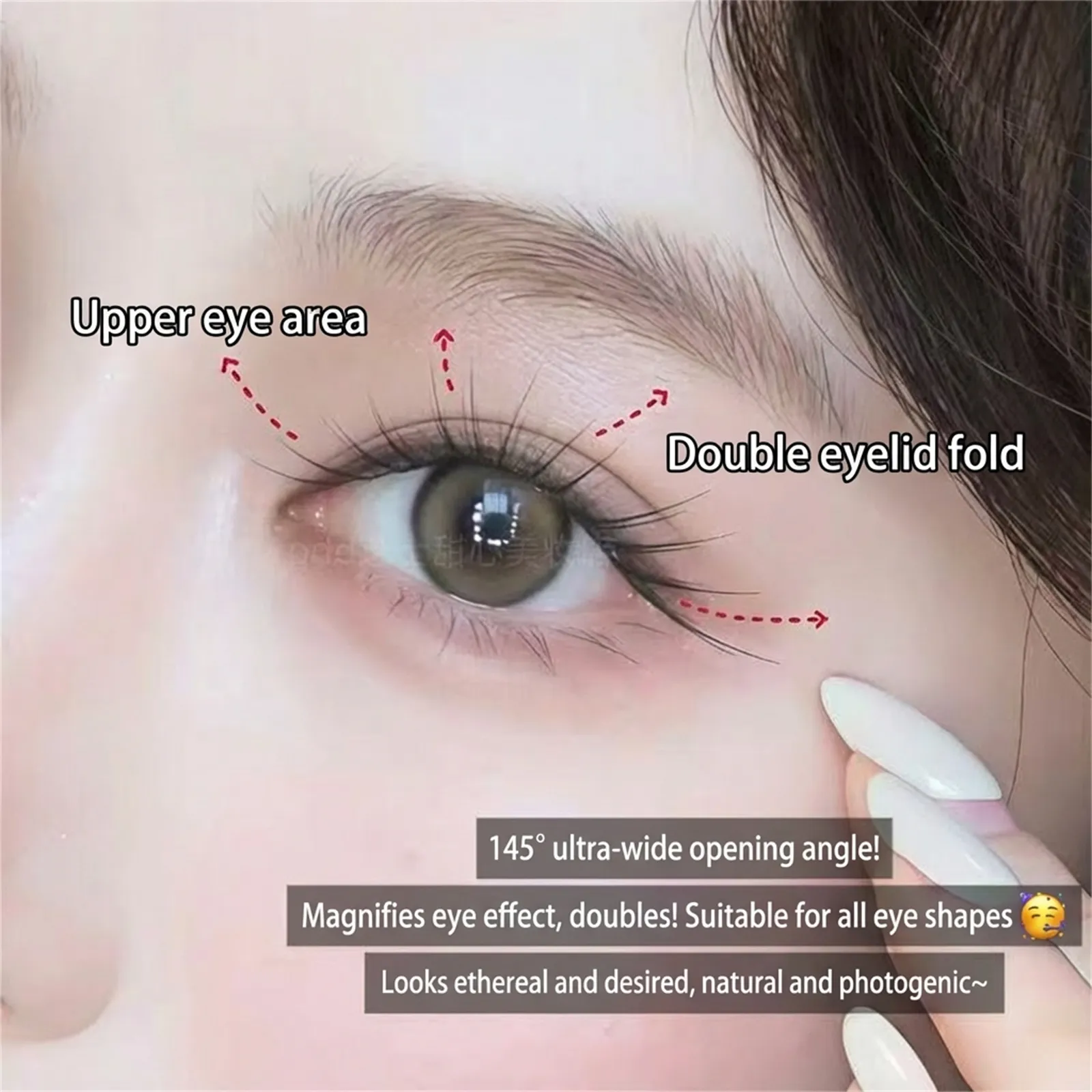 French Soft Lightweight False Eyelashes Natural Look Segmented Design Flying Fluffy False Lashes for Women Eye Lash Makeup
