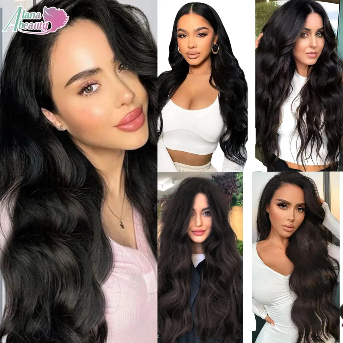 Synthetic Clip In Hair Extensions 3 PCS Full Head 20 Inch Long Curly Wavy Hair Pieces Natural Wavy For Women Girls Hair — image 7