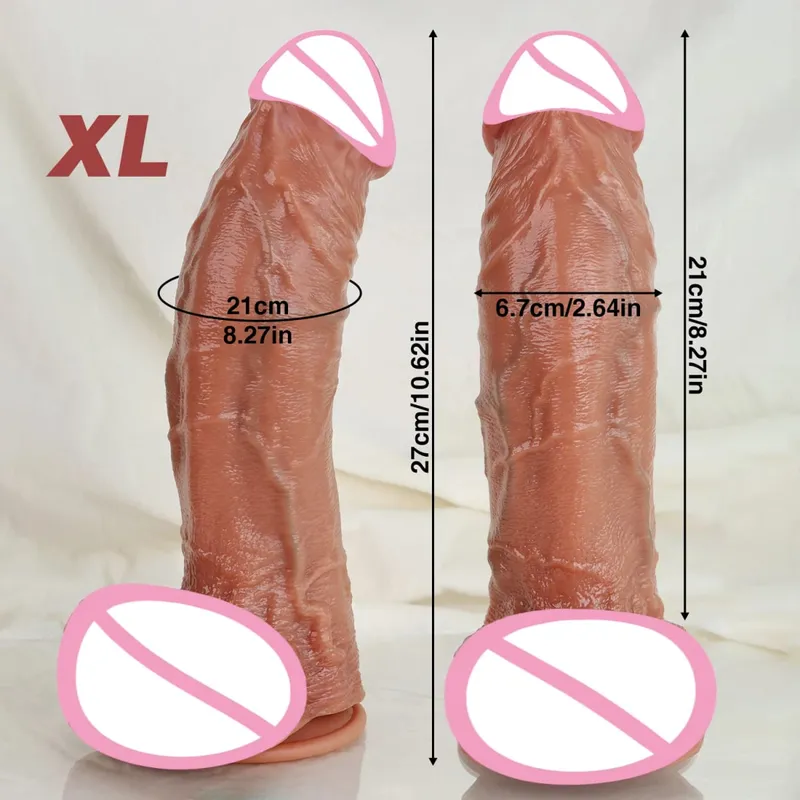 Big Realistic Silicone Dildo with Suction Cup G-Spot Anal Dildos Strapon Dick Butt Plug Masturbat Adult Sex Toys for Man Women