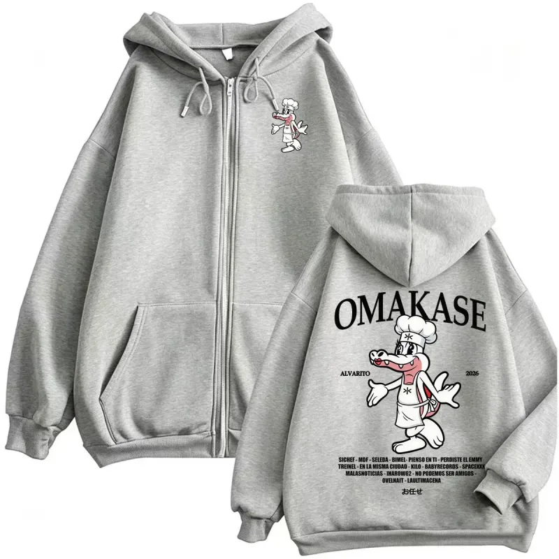Omakase Alvaro Diaz Tour Zip Up Hoodies Men Women Harajuku Classic Retro Jacket Sweatshirt Coats Casual Bodywarmer Zipper Hoodie — image 7
