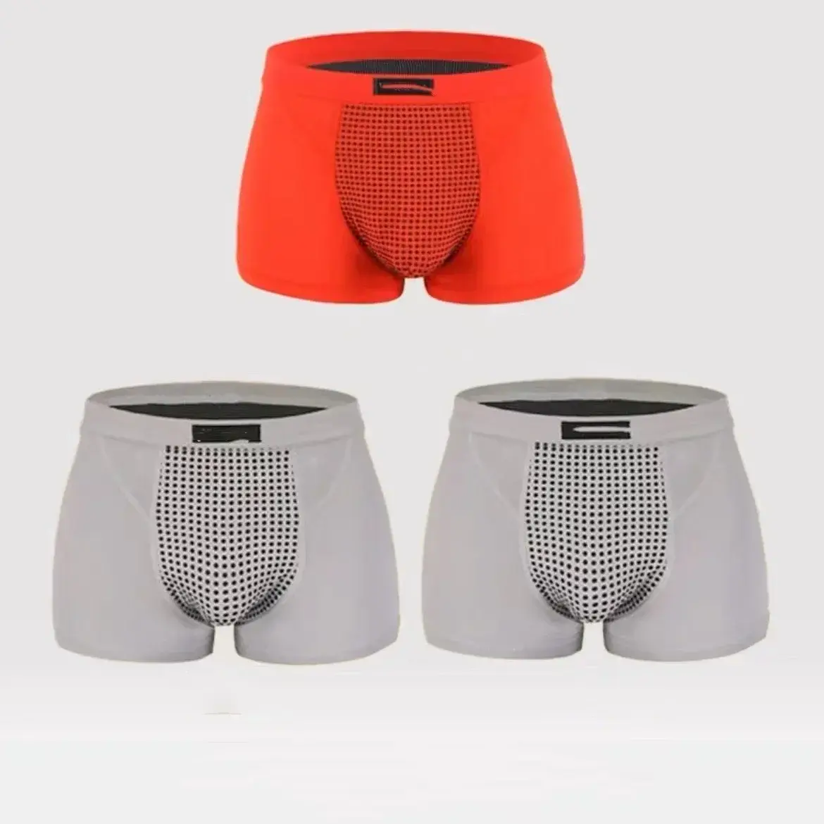 3PC Men's Magnetic Therapy Underwear Upgraded 22 Magnets Boxer Briefs L-6XL Anti-Pain Health Underwear Brazilian Breathable Men — image 2