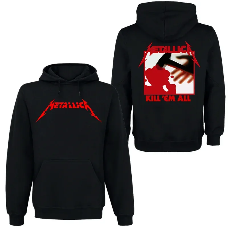 Band Rock Dark Wind Hoodie Men's Street Hip Hop Top Comfortable Hooded Sweater Fall_Winter Personality Men's Clothing — image 7