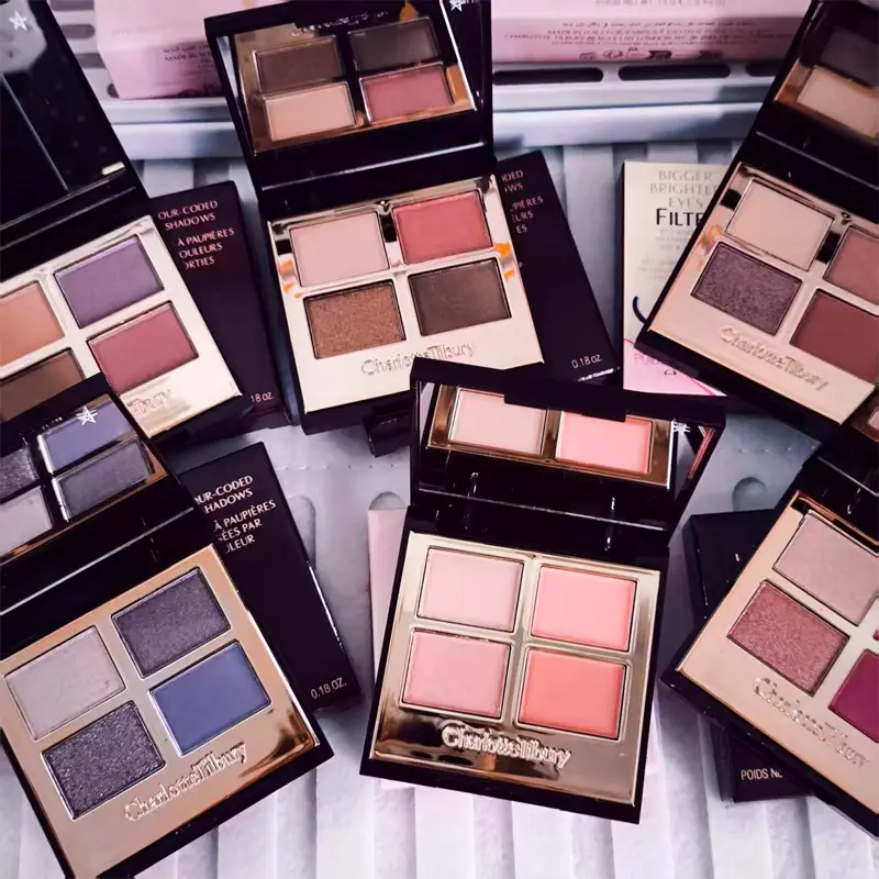Charlotte Tilbury Four Color Palette Pillow Talk Eraggera Eyes Small Gold Tube Lipstick Madaling Mag-apply ng Makeup Portable Cosmetics