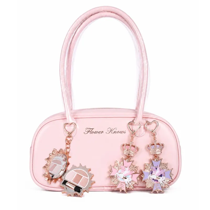Flower Knows Knight Unicorn Eyeshadow Palette Charm Mini αξεσουάρ μακιγιάζ Fantasy Unicorn Design Καλλυντική τσάντα διακόσμηση — image 2