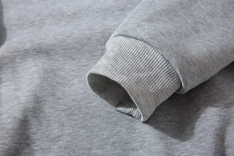Pullover Asas Lelaki Baju Sweater Kasual untuk Lelaki Wanita Warna Pejal Musim Bunga Musim Gugur Hoodie Sukan Lengan Panjang Sweatshirt Techwear — image 3