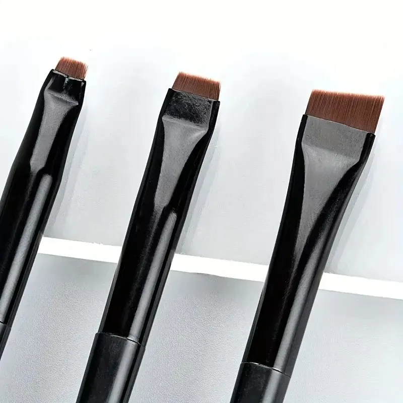 3Pcs/set Blade Eyeliner Brushes Eyebrow Brush Portable Flat Fine Eye Liner Brow Contour Makeup Brush Make Up Tool Wholesale — image 3