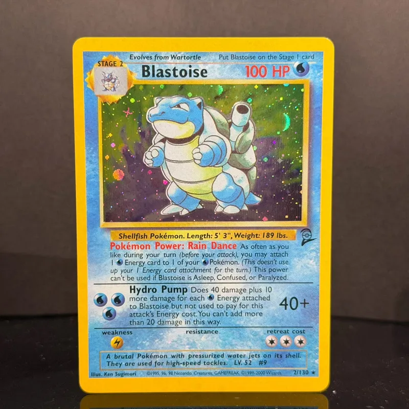 Pocket 2000 Base Set 2 OG Nostalgia Collectible Hitmonchan Scyther Clefable Pidgeot Mewtwo Traditional Holo Proxy — image 8