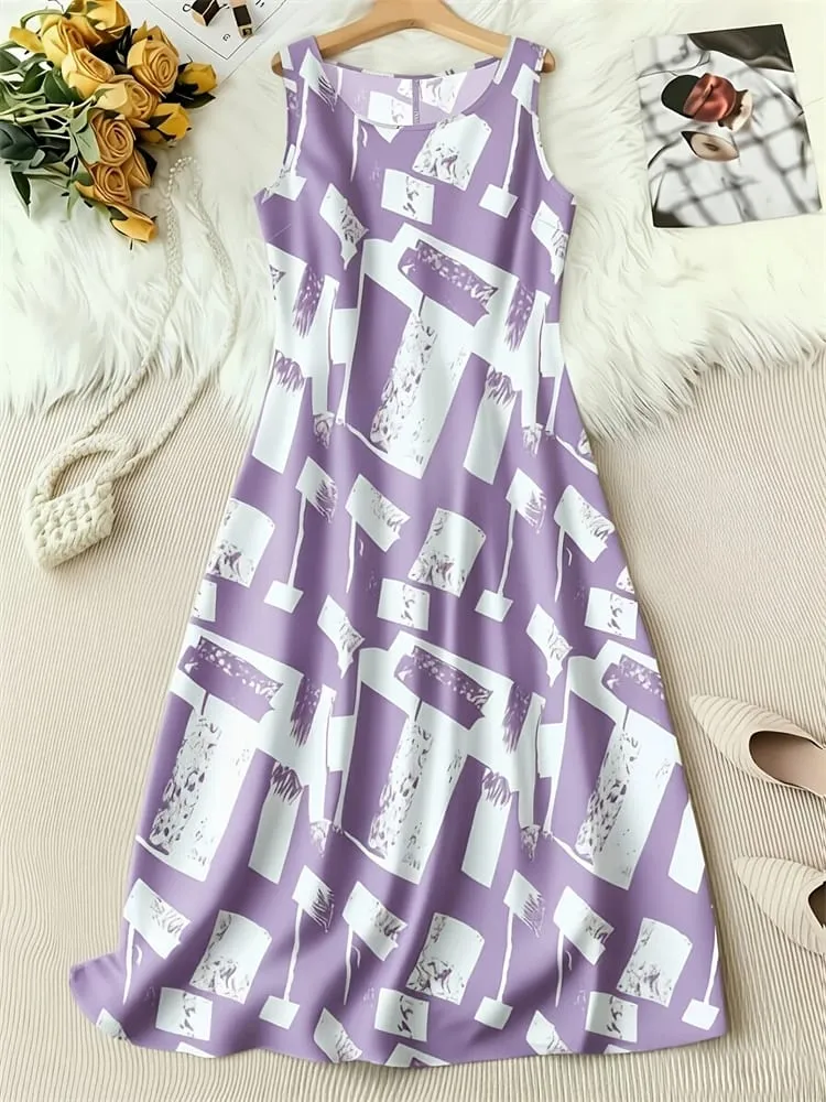 Trendy 3D Women's New Arrival Dresses Summer Street Style Printed Loose-Fit Casual Dresses Outdoor Travel and Party Dresses — image 9