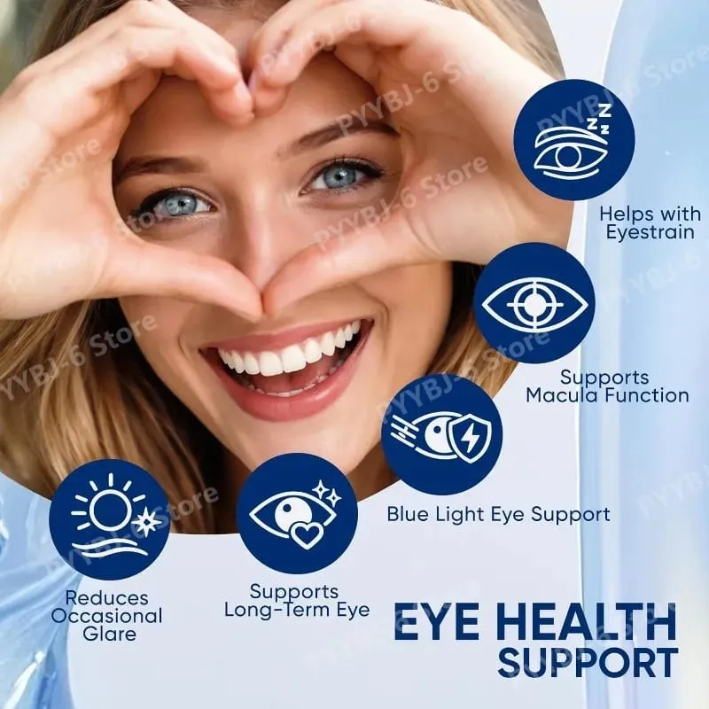 15 in 1 Advanced Eye Formula Lutein Zeaxanthin Bilberry Extract Vitamin C & E Supports Eye Health 60 Veggie Capsules for adult — image 3
