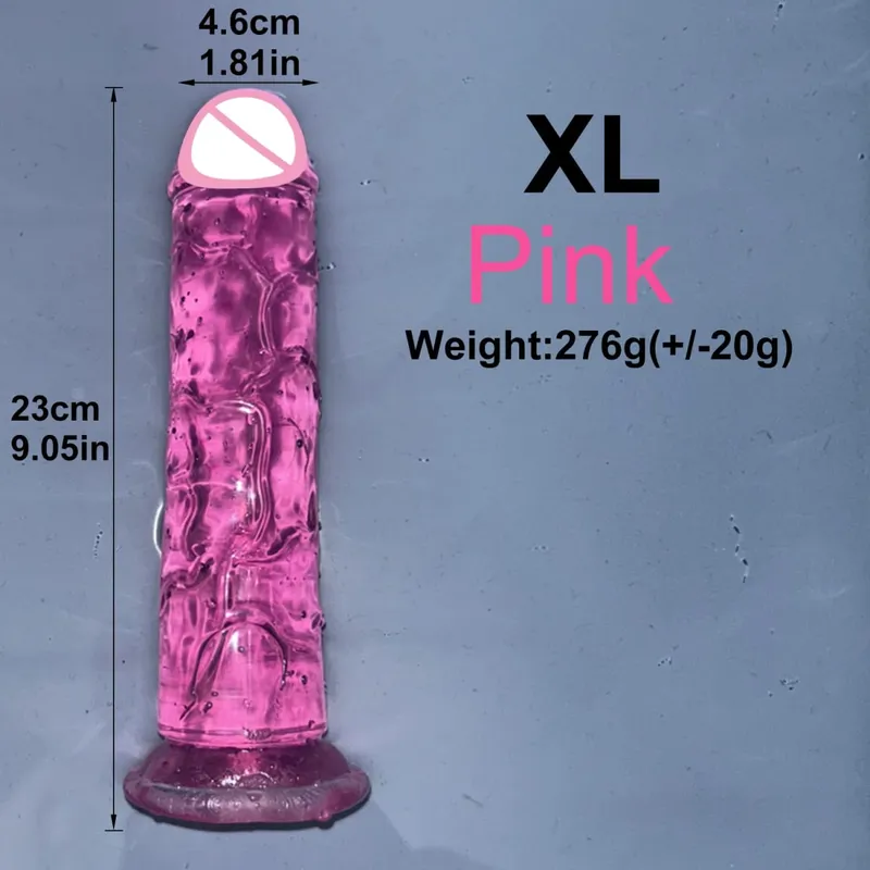 Ucuz 5 Renk Küçük Şeffaf Yapay Penis Vantuz Jöle Dick Kadın Erotik Anal Seks Oyuncakları Yumuşak Klitoris Vajinal Masturbators Penis — image 21
