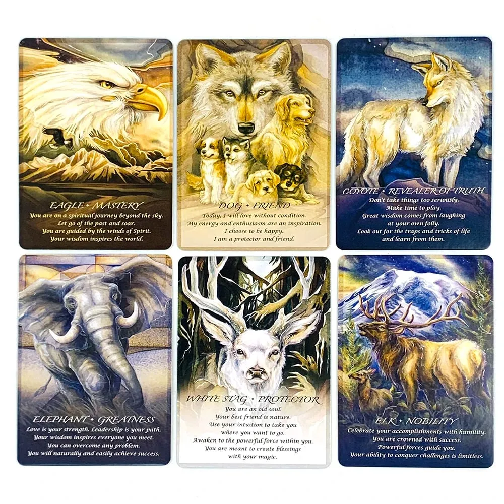 Spirit Of The Animals Oracle Cards A 52 Cards Divination Edition Deck Borad Game Perfect For Spiritual Guidance & Collectors — image 4