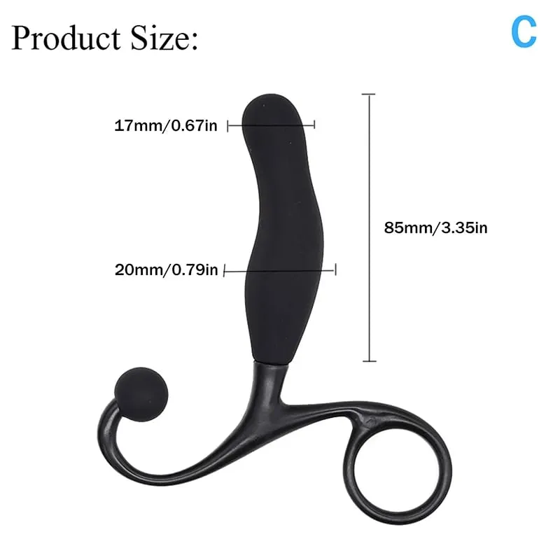 Silicone Anal Plugs Trainer Prostate Massage Butt Plugs Anal Sex Toys G-spot Clitoral Stimulation Anal Trainer Adult Products
