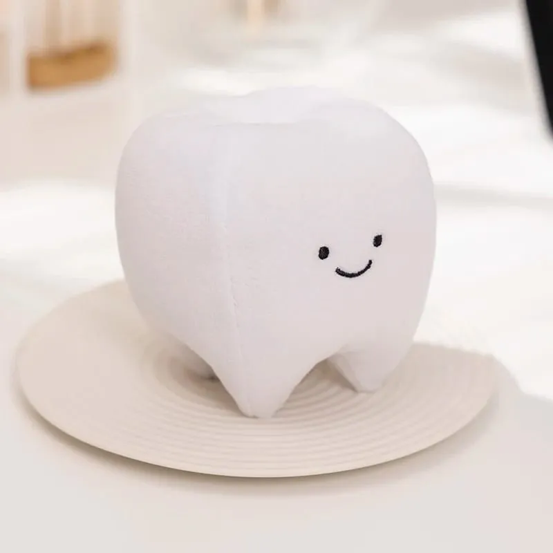 Simulation Lovely Tooth Plush Toys Cute Expression White Teeth Stuffed Soft Pillow Funny Sofa Cushion Gift For Children Gifts — image 13