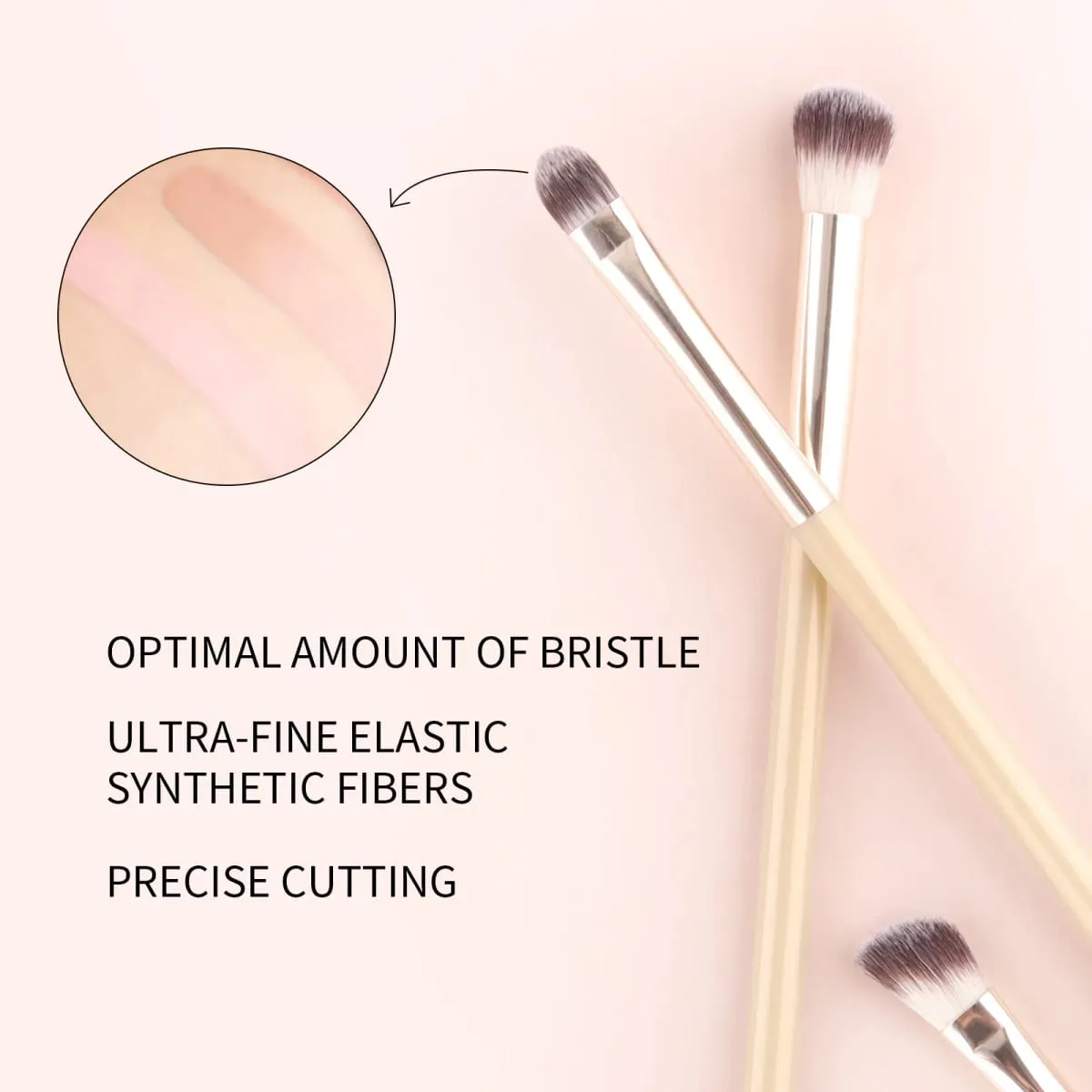 12PCS Eyeshadow Makeup Brushes Set Soft Synthetic Hair Blending Shader Angled Liner Brushes for Eye Makeup