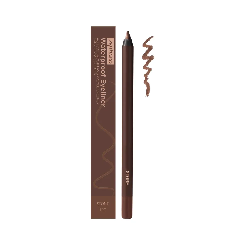 Zephoco Gel Eyeliner Pen Waterproof Smooth Eye Makeup Long Lasting Sweat Proof Oil Proof Smudge Proof Eye Liner Pencil Makeup