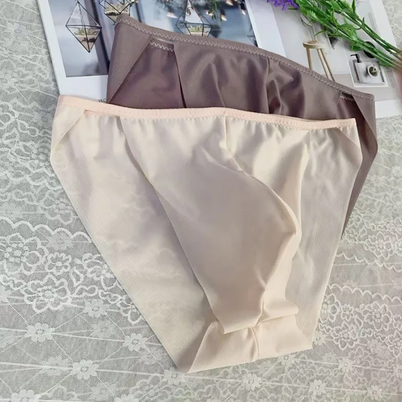 Comfortable Bulge Pouch Men High Cut Transparent Underwear Mesh Panties Underpants Fashion Seamless Lingerie Man — image 7