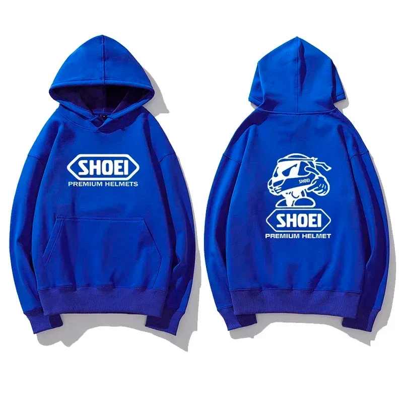 Motorcycle Helmet Theme Graphic Hoodie Unisex Front Back Double Print Biker Drawstring Hooded Sweatshirt Casual Pullover Top — image 11