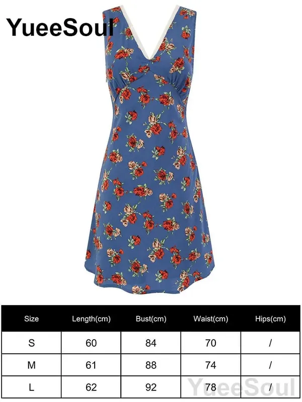 Blue Printed Mini Dress 2026 Summer New Elegant Party Birthday Evening Dresses Y2K Sweet Cute High Street Casual Women Dress — image 13