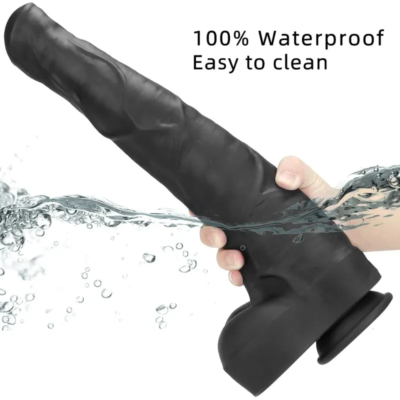 Super Large Horse Dildo 38.5cm With Suction Cup Soft Skin Feeling Huge Penis Thick Phallus Anal Plug Big Dick Sex Toys for Women — image 5