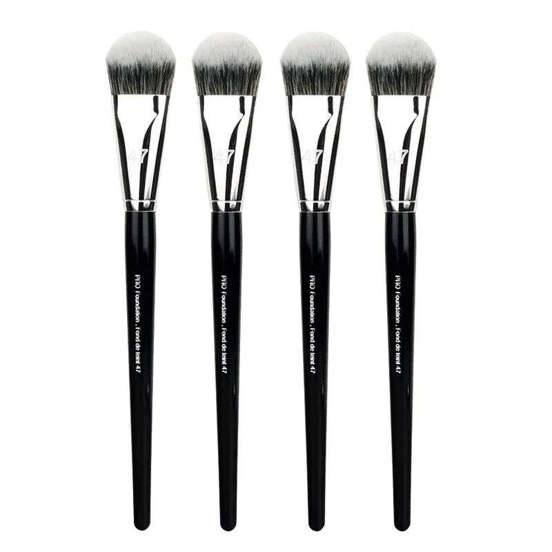 1-10pcs Pro Foundation Brush 47 Broom Head Professional Liquid Foundation Cream Concealer Brushes Women Face Base Makeup Tools