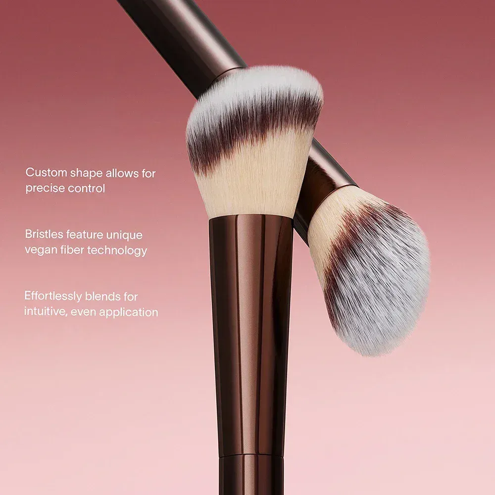 N ° 15 sablier Blush brosse coudée Contour Blush pointillé brosse joues crème liquide fards à joues pinceaux de maquillage crème Blush brosse — image 3