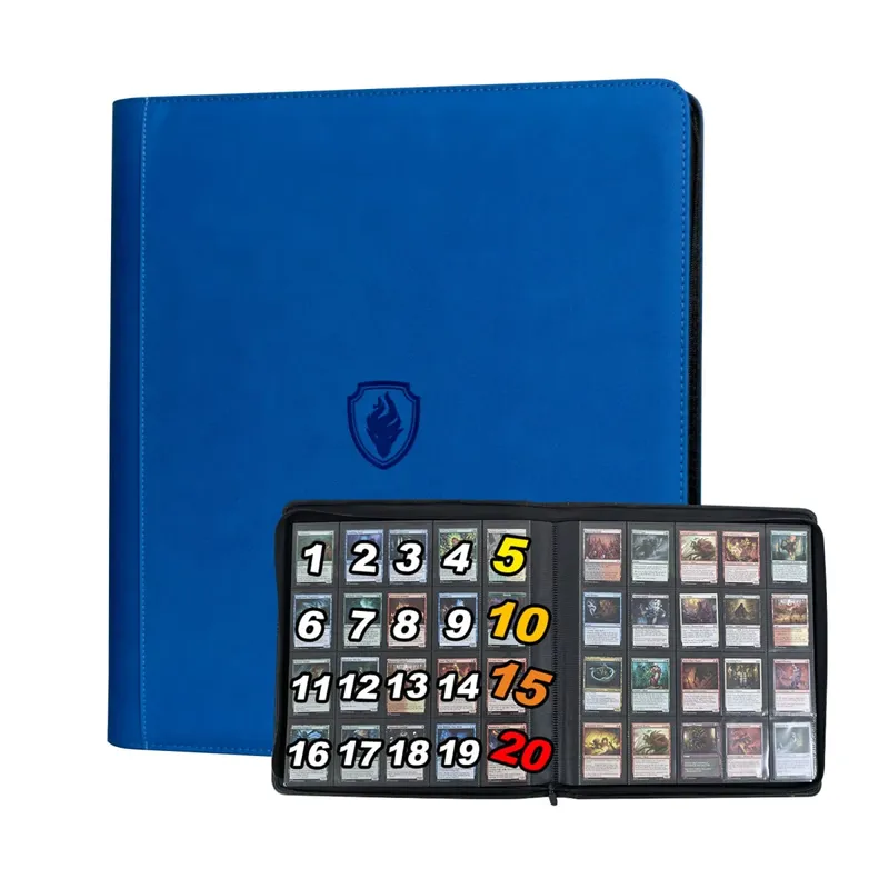 1280+ Cards 20 Pocket Card Binder Collector Card Album - Pages Compatible for Game Cards Sports Cards and Other Cards — image 8